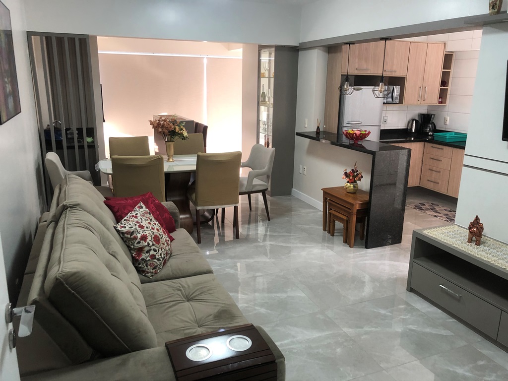 Apartamento 3 D 2 frente mobiliado